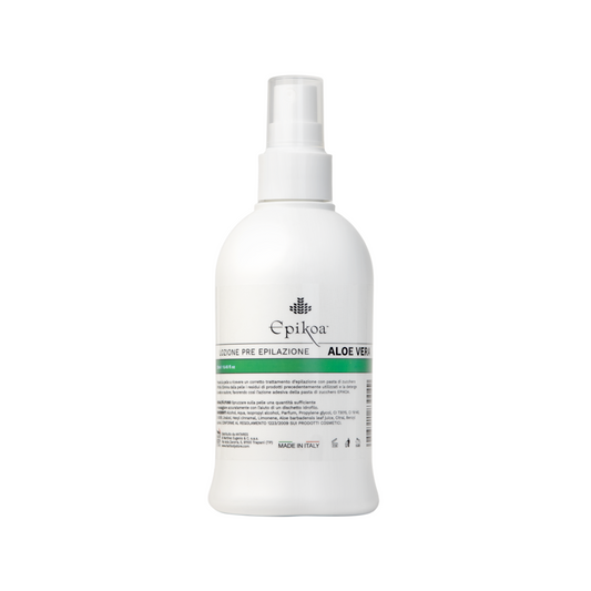 EPIKOA LOZIONE PRE EPILAZIONE ALOE VERA elimina i residui dalla pelle 250ml