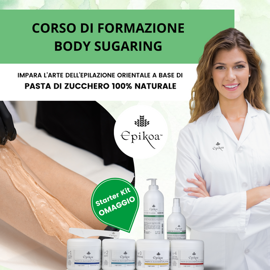 CORSO DI FORMAZIONE all'utilizzo della PASTA DI ZUCCHERO epilatoria
